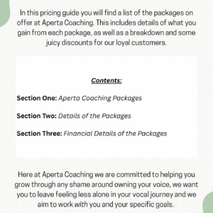 Packages on Offer